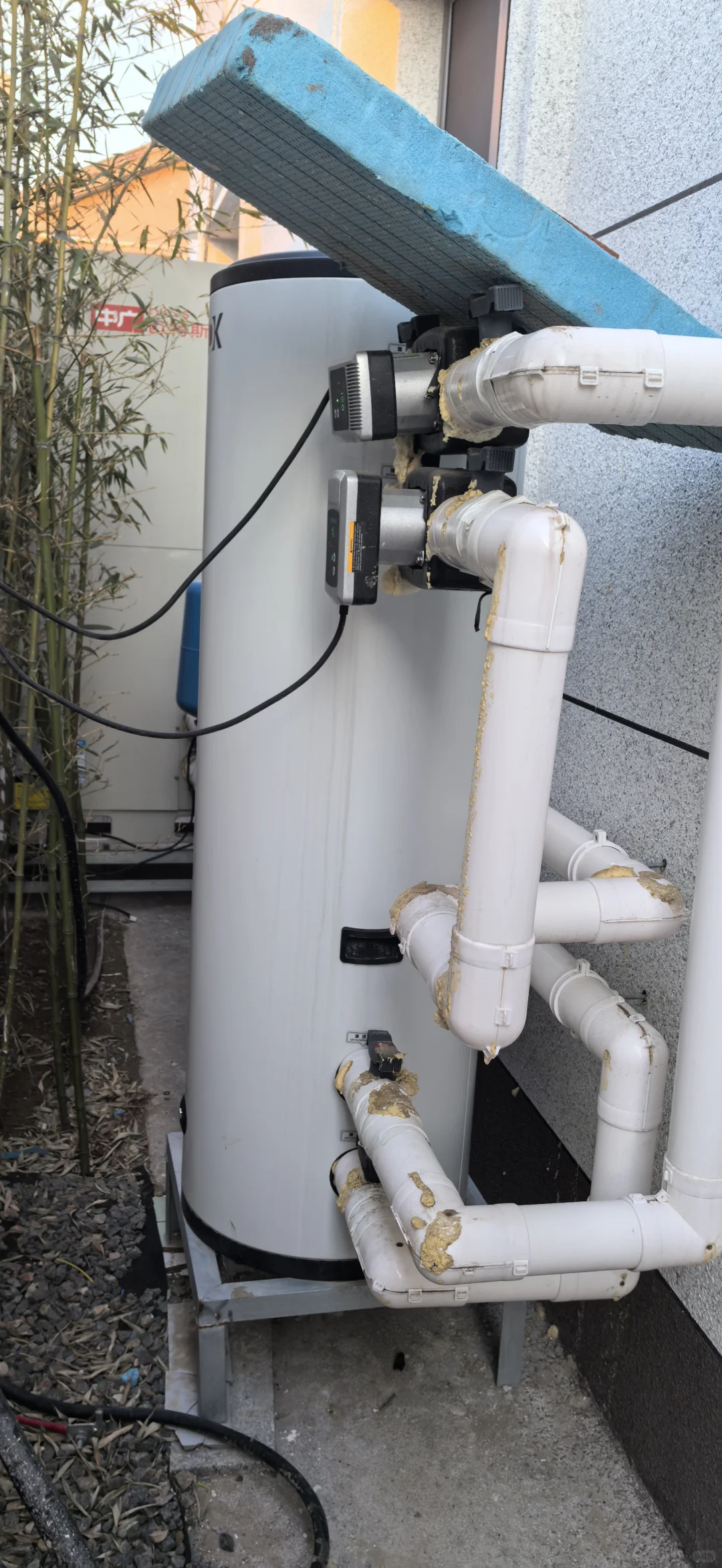 自建房空气能取暖实测