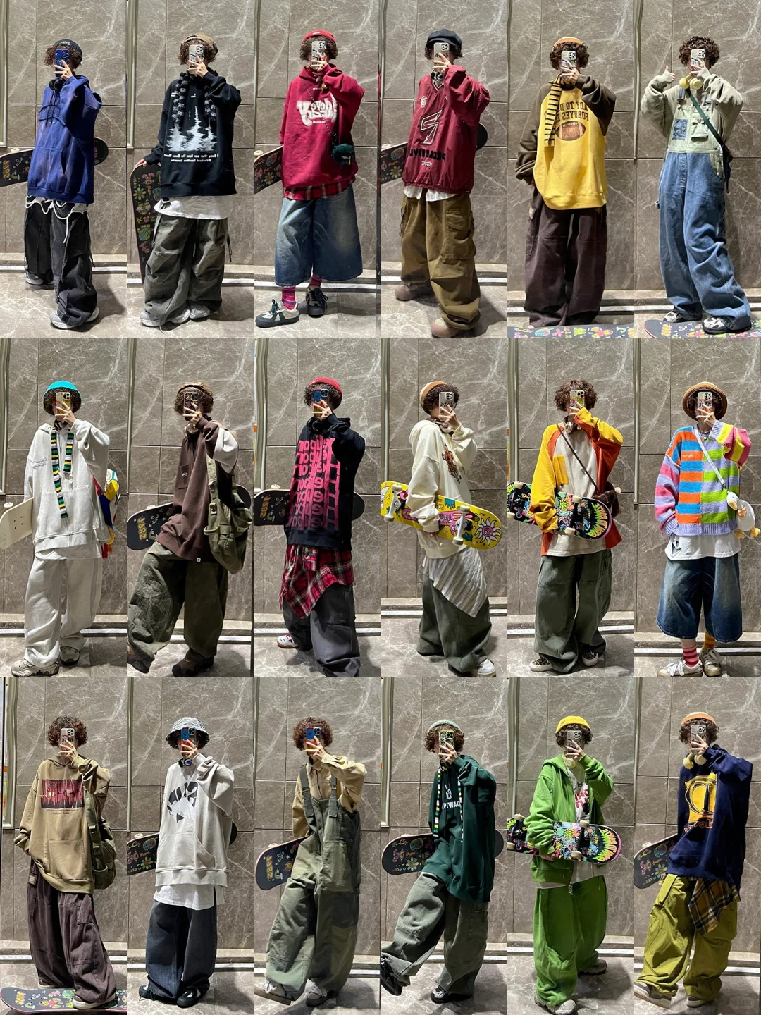 155 | oversize中性风年度穿搭18图??