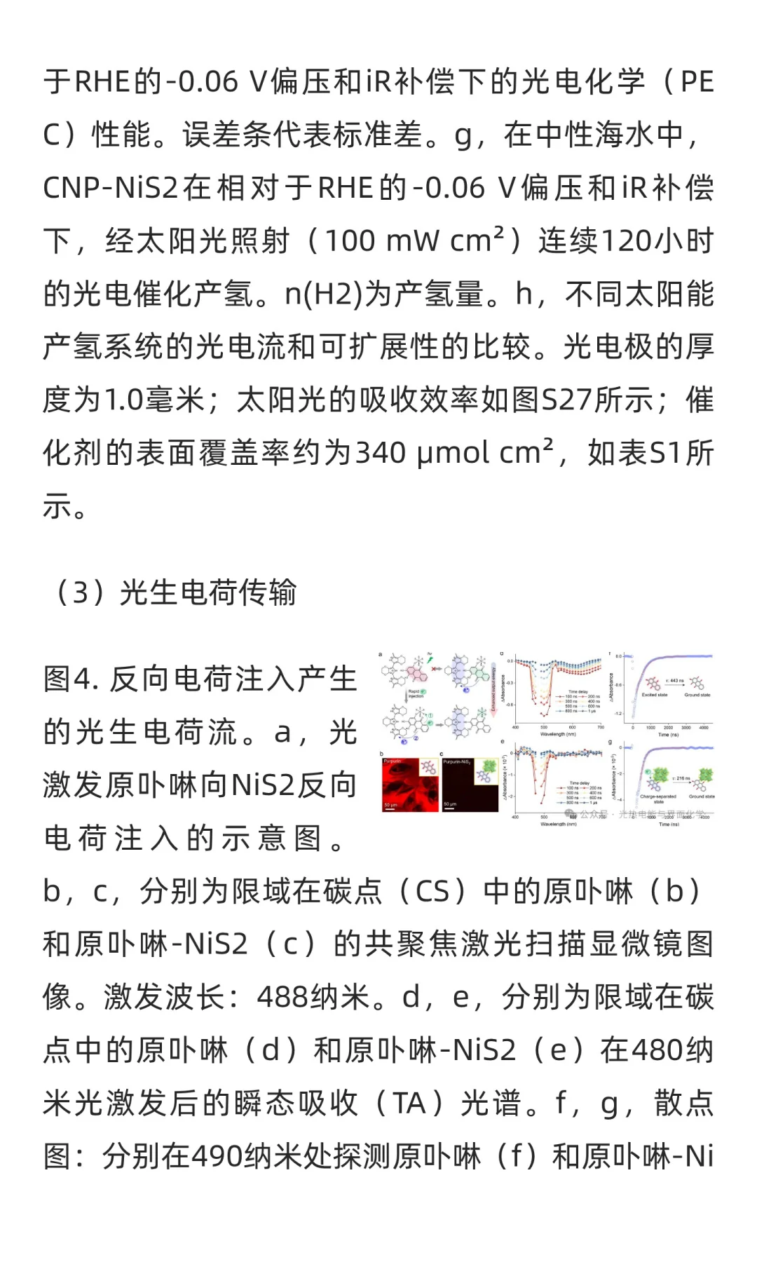 JACS|增强光生电荷传输，太阳能制氢