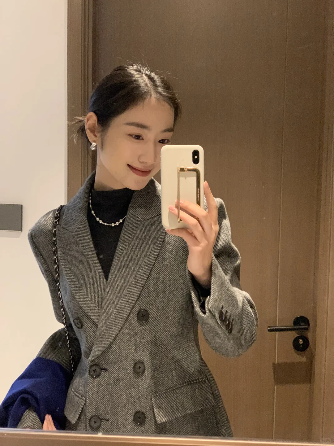 时髦小姨风丨正肩收腰大衣就是高智感的神！