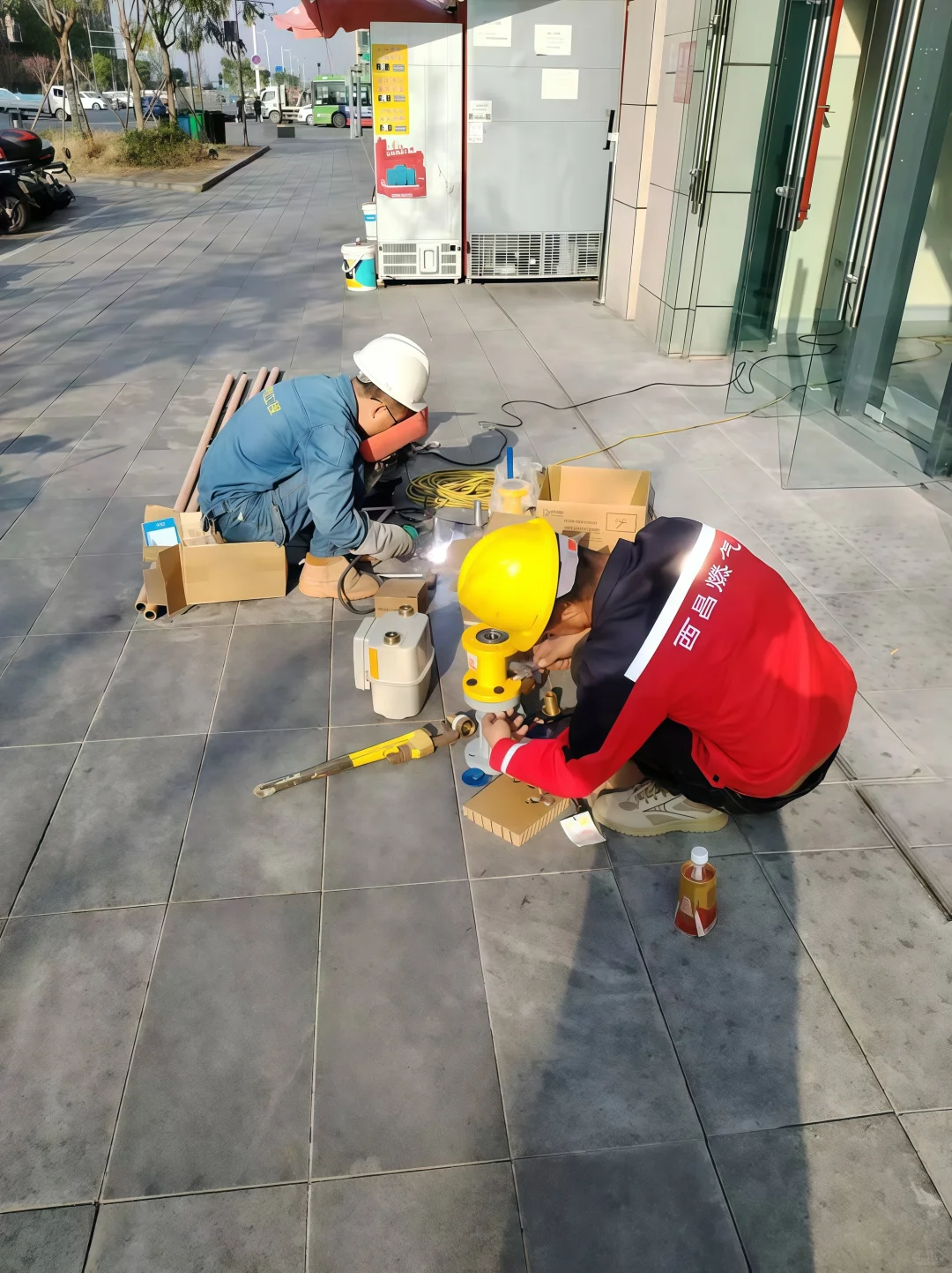 带大家一起实看市政燃气施工现场！