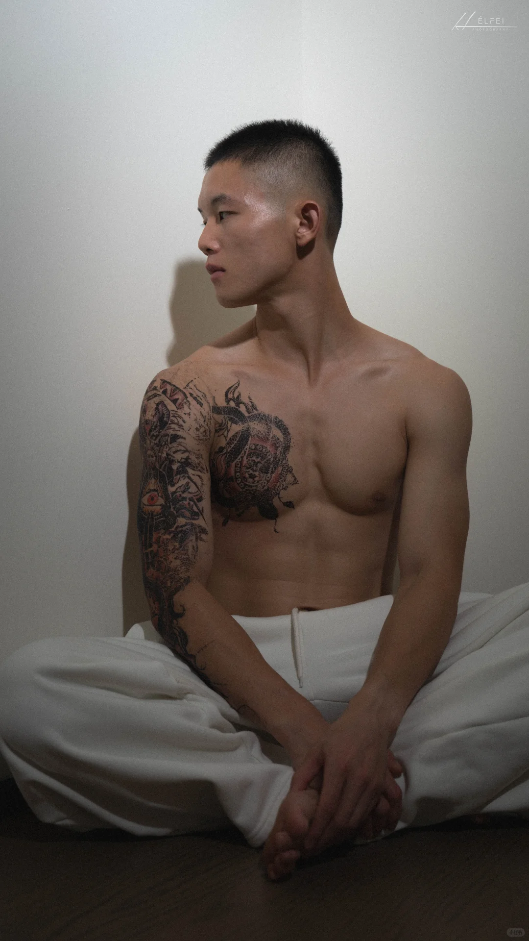 纹身贴，这么大面积的也是第一次了！