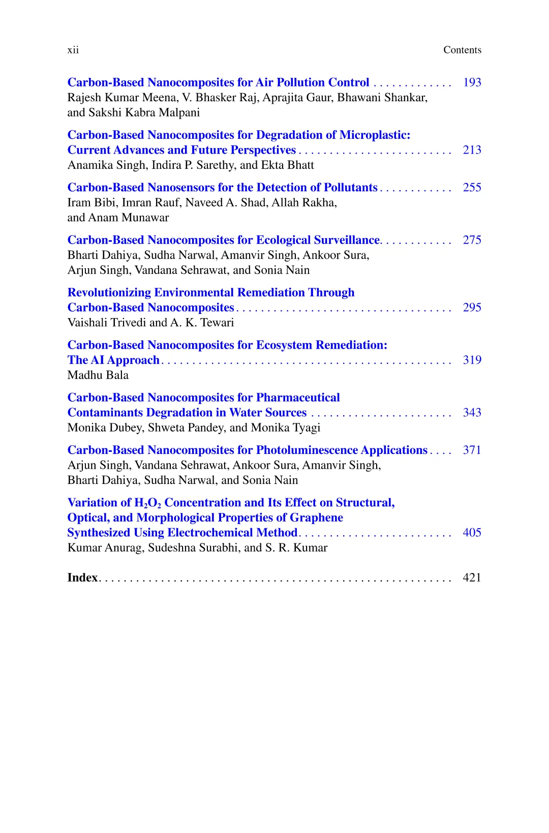 碳基纳米复合材料的可持续应用,第2卷:能