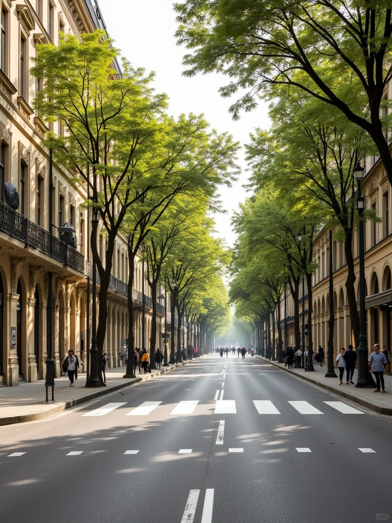 街景背景图（礼貌拿图）