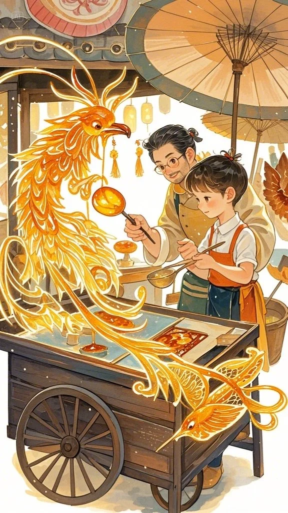 绘画素材——中国风糖画