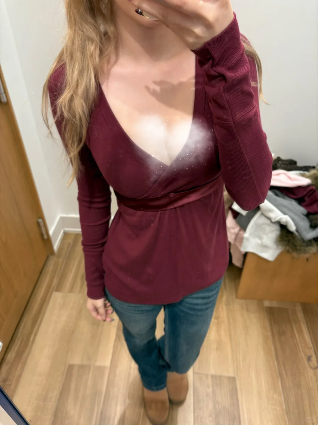 Hollister｜古早味babydoll top