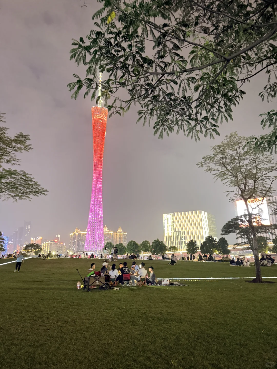 亮灯了！！广州的浪漫是花城给的！！