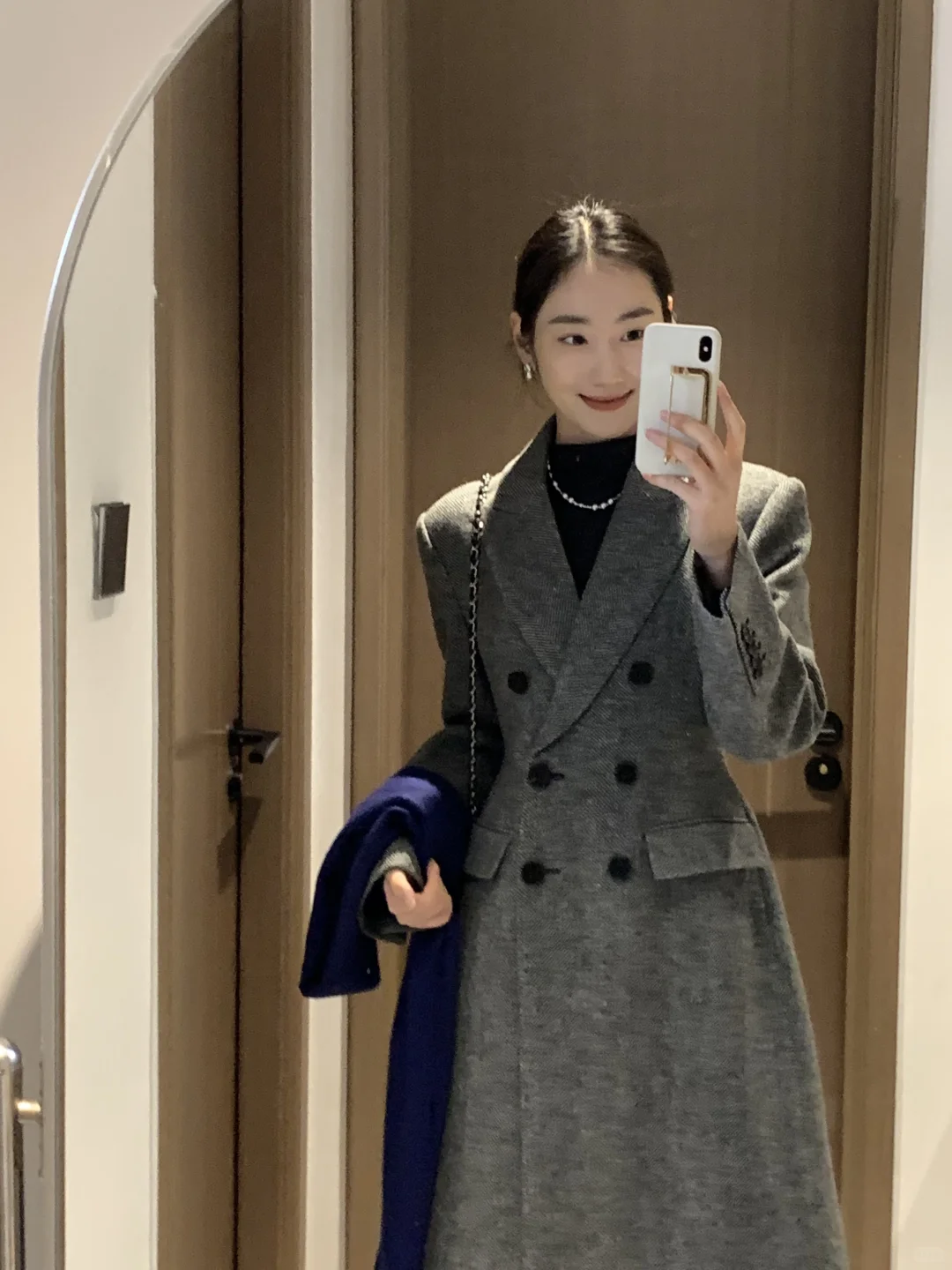 时髦小姨风丨正肩收腰大衣就是高智感的神！