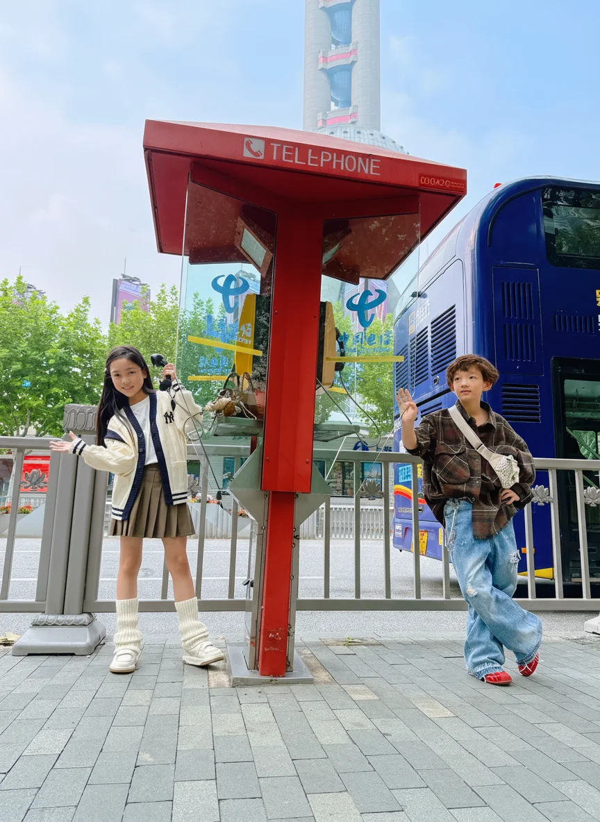 魔都来了一辆专载潮童的bus?有谁还没上车