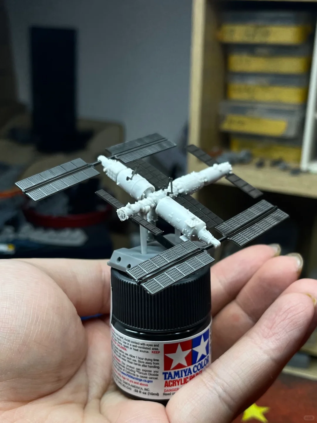 1/700 “天宫”空间站 模型 素模