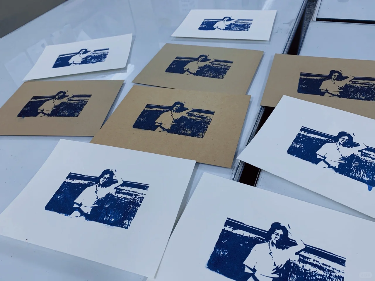 丝网印刷初体验好有意思✔️