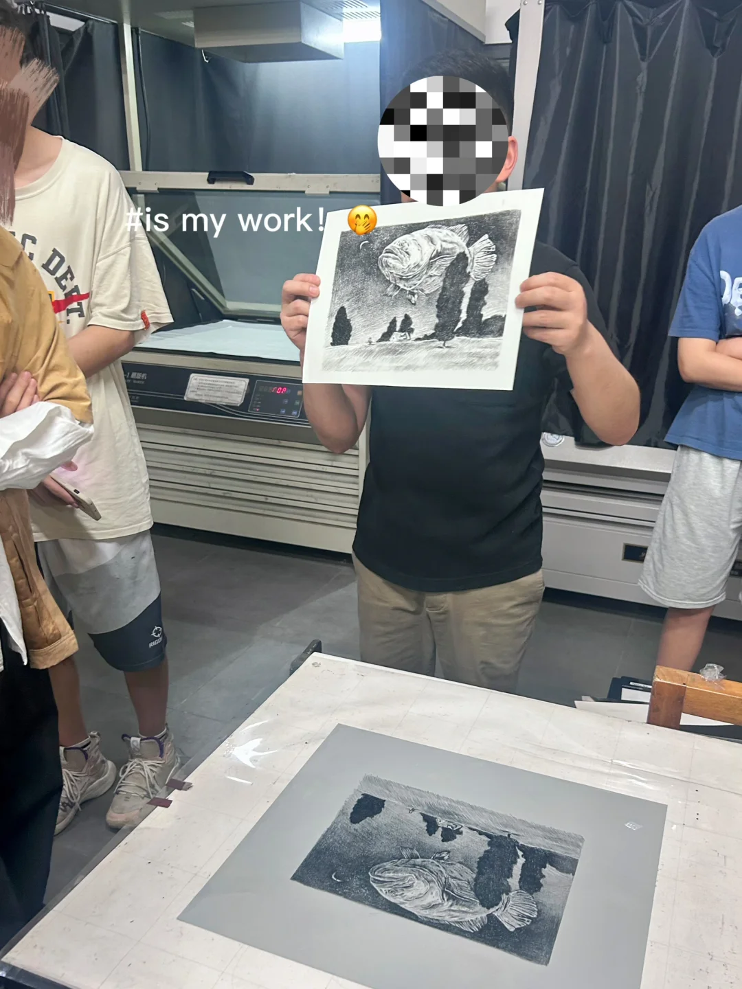 平版画制作流程｜版画临摹｜体验课