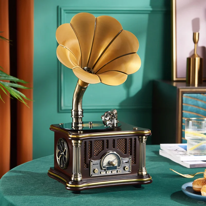 派拉蒙留声机，卧室摆件，复古感拉满！