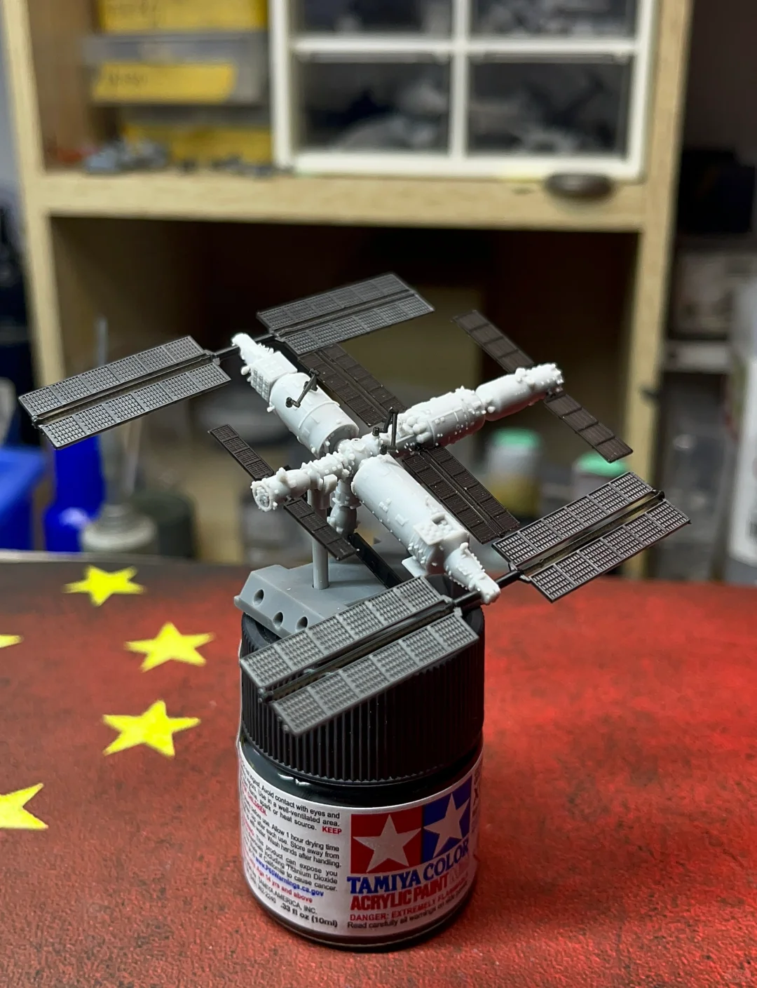 1/700 “天宫”空间站 模型 素模