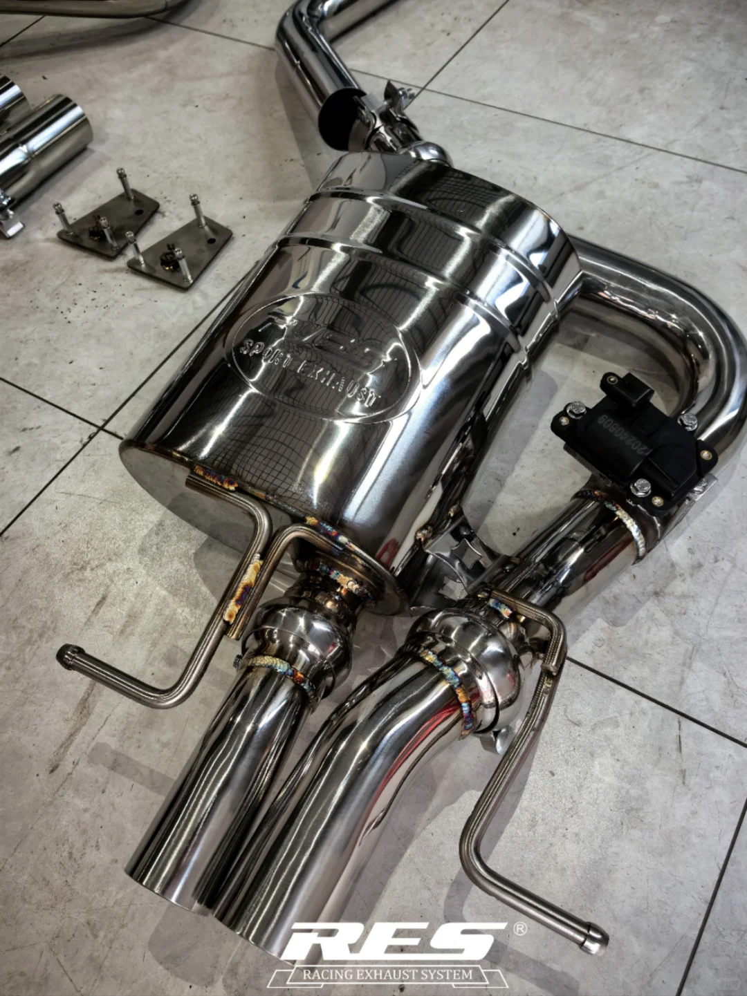 奔驰S450L W223 & RES智能阀门排气！