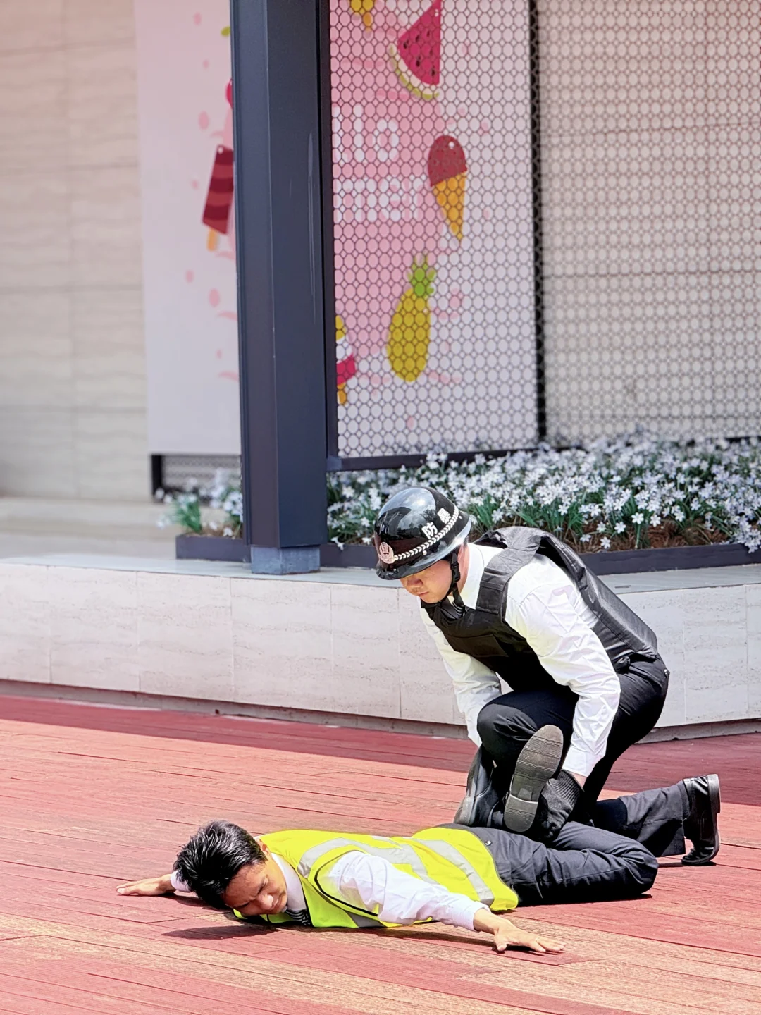 案场物业秩序部防暴培训