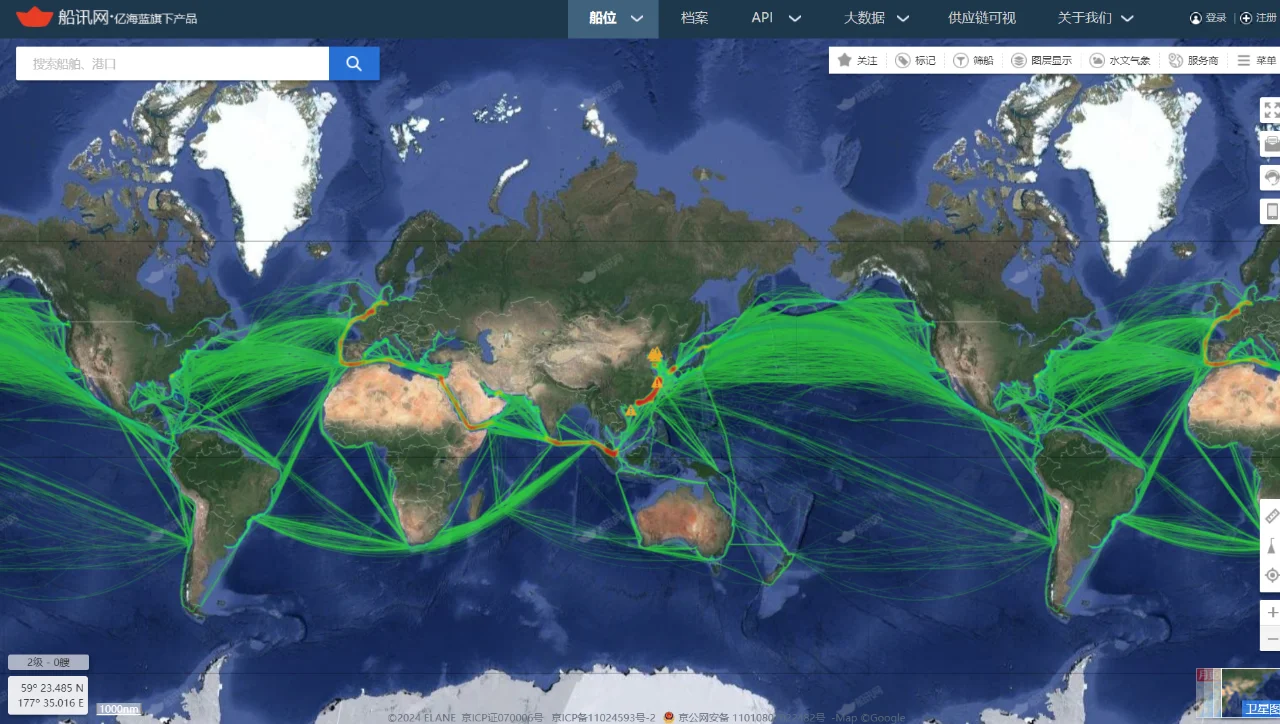 看看哪里是炙手可热的航线/港口