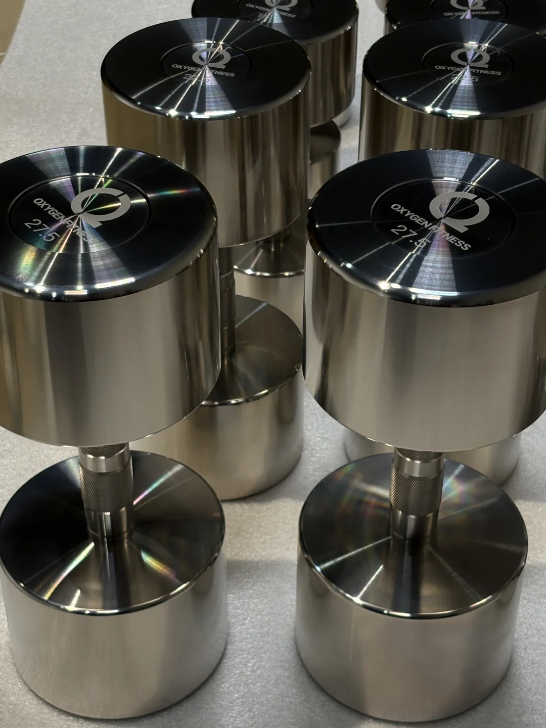 304不不锈钢哑铃的光泽感