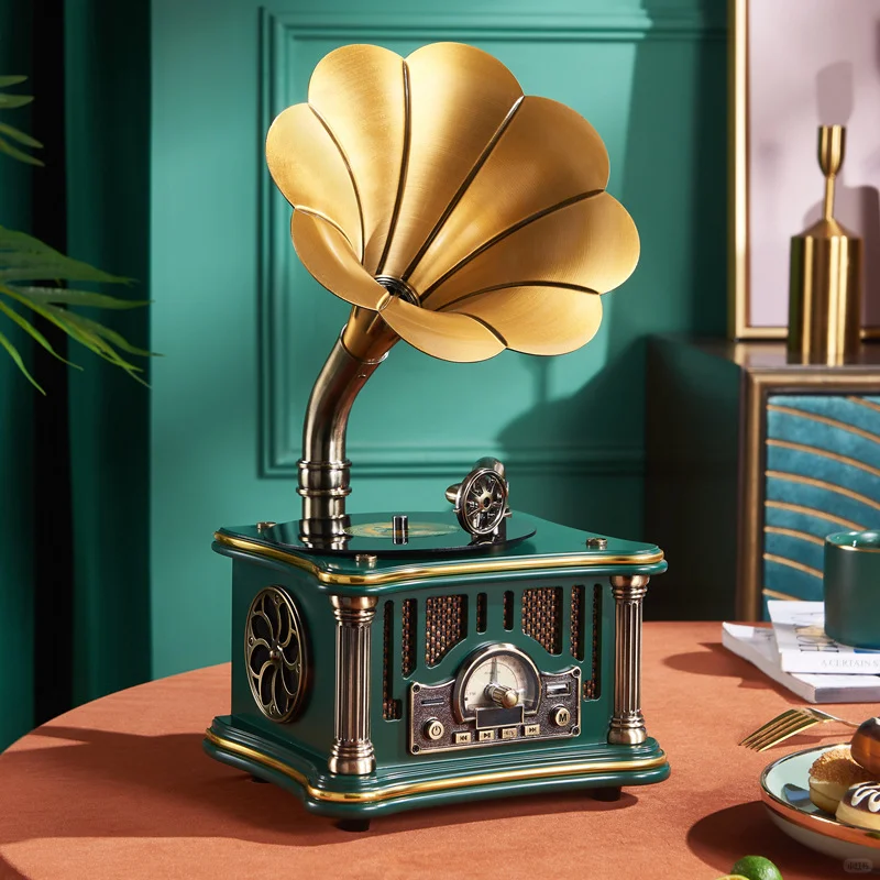 派拉蒙留声机，卧室摆件，复古感拉满！