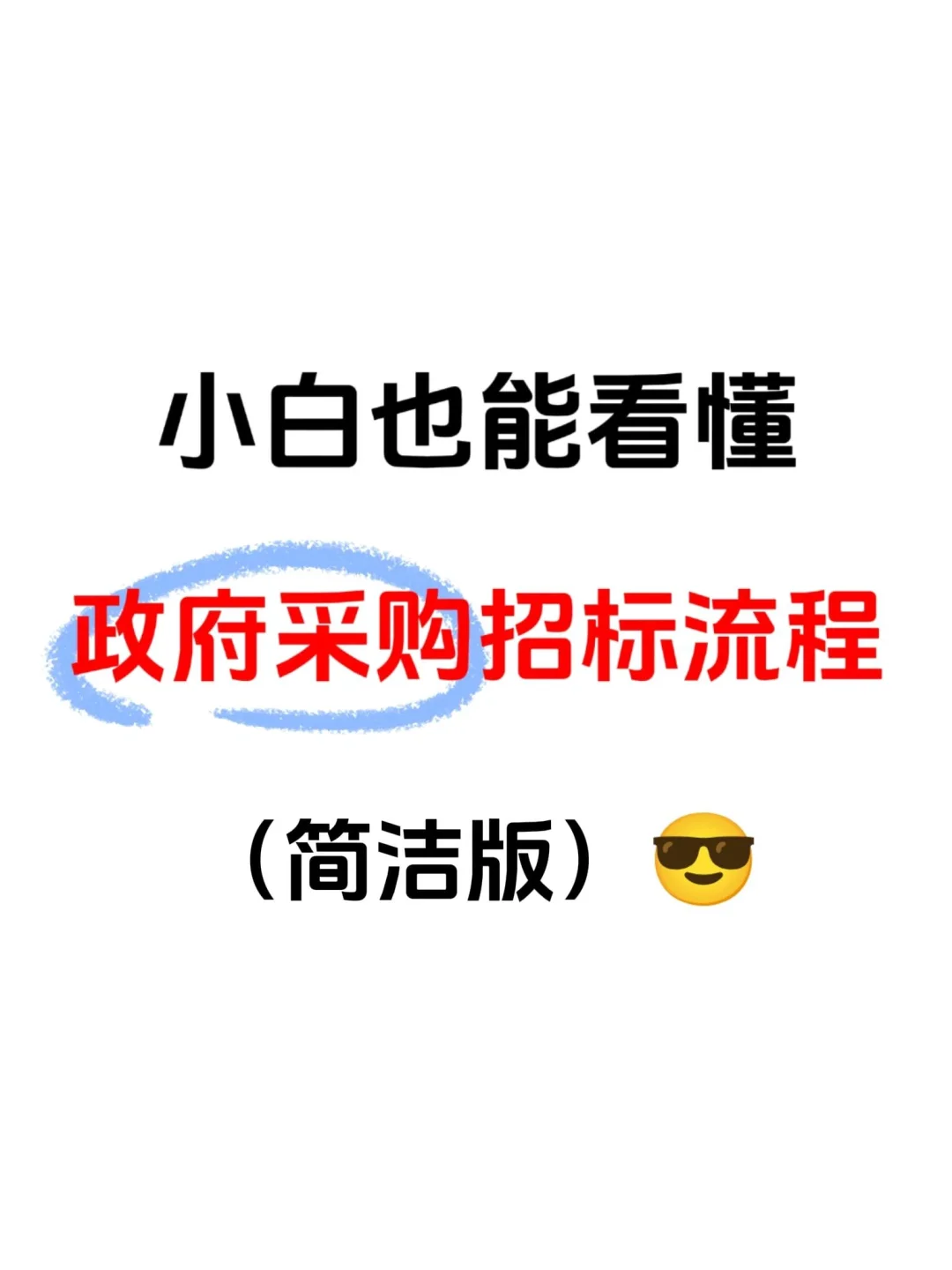政府采购招标全流程✍?小白也能看懂