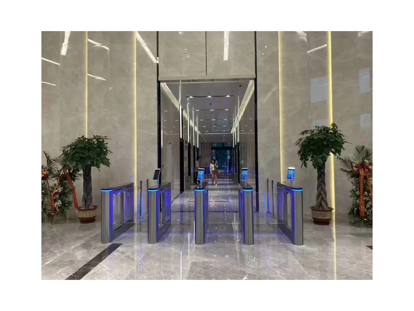 写字楼人行闸机安装 ?️