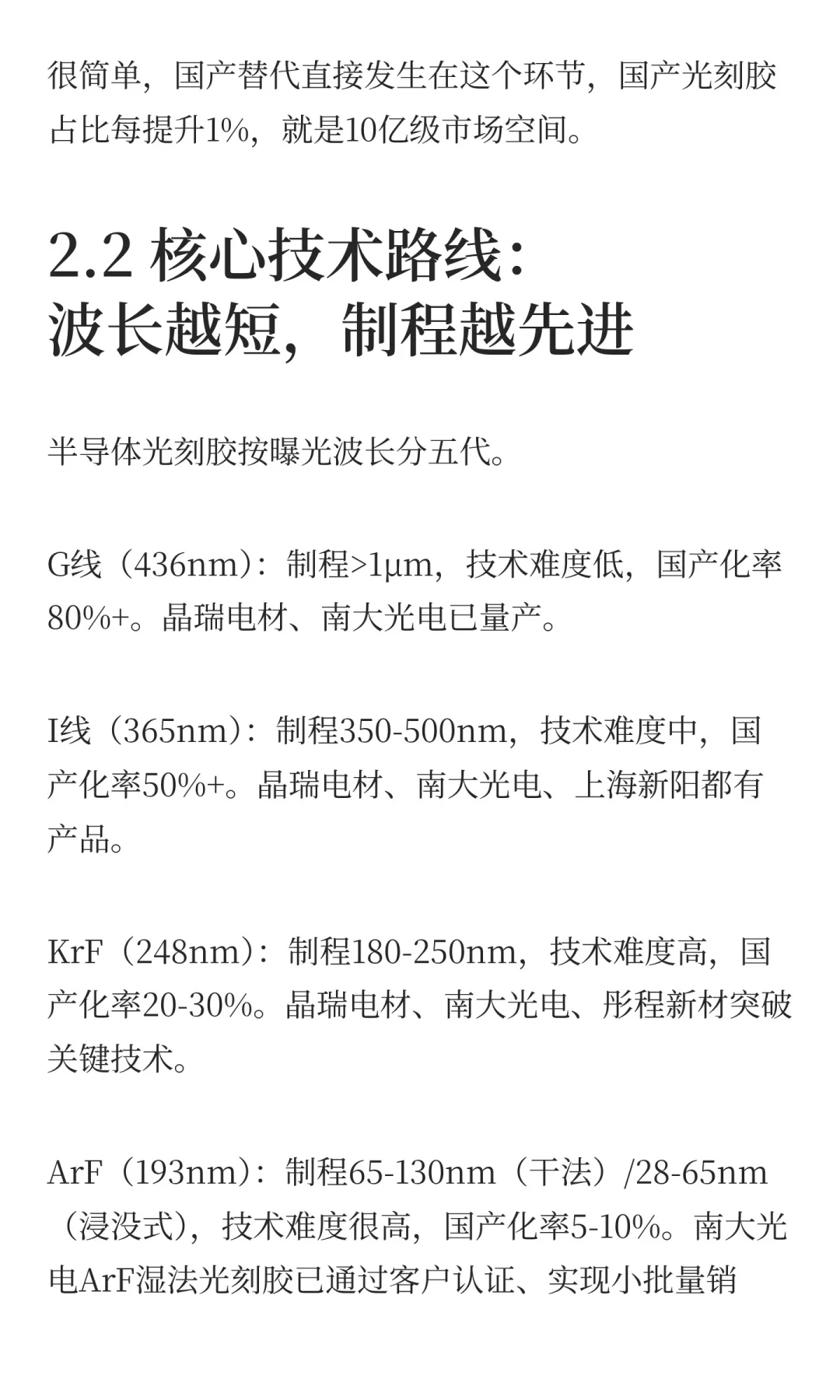 光刻胶技术黑箱被打破，12只受益股全梳理！