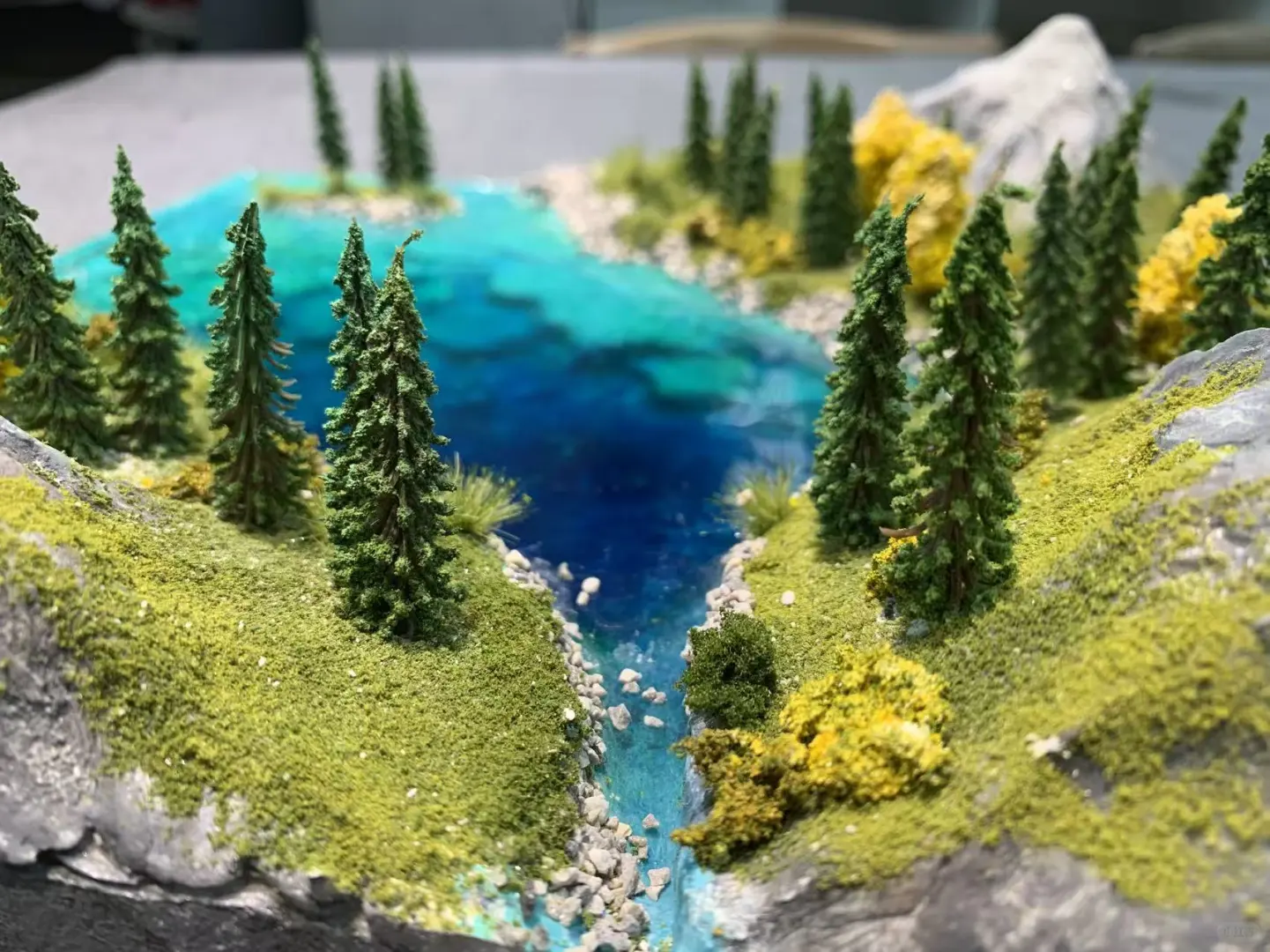 粘土微缩模型-喀斯特地貌