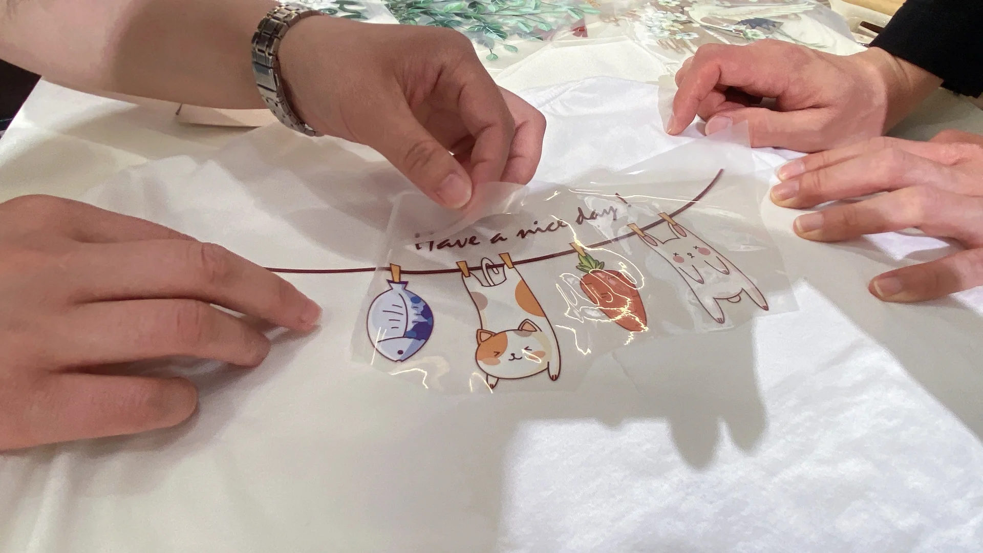 手工烫印 热转印DIY｜T恤包包大变身