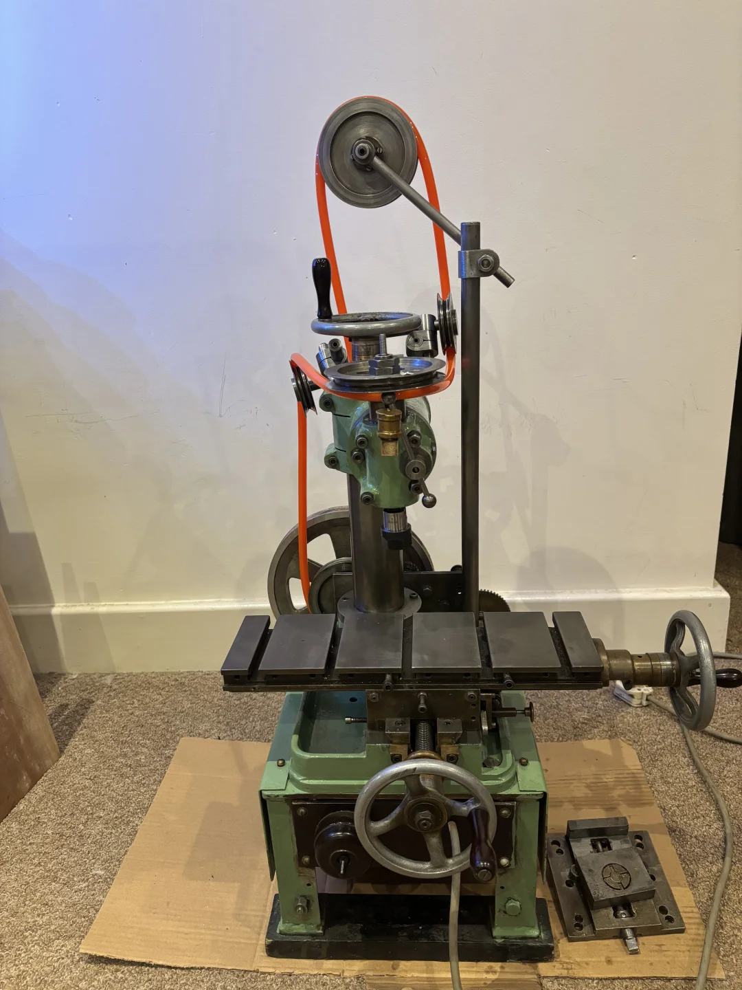 英国古董工具-铣床翻修