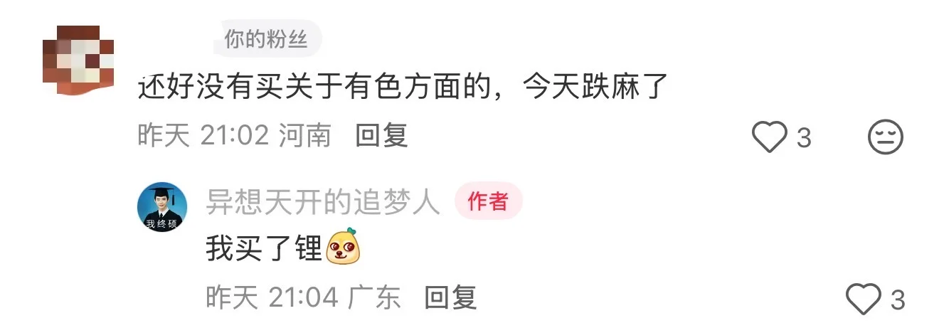 我买了锂矿 你买了吗？?