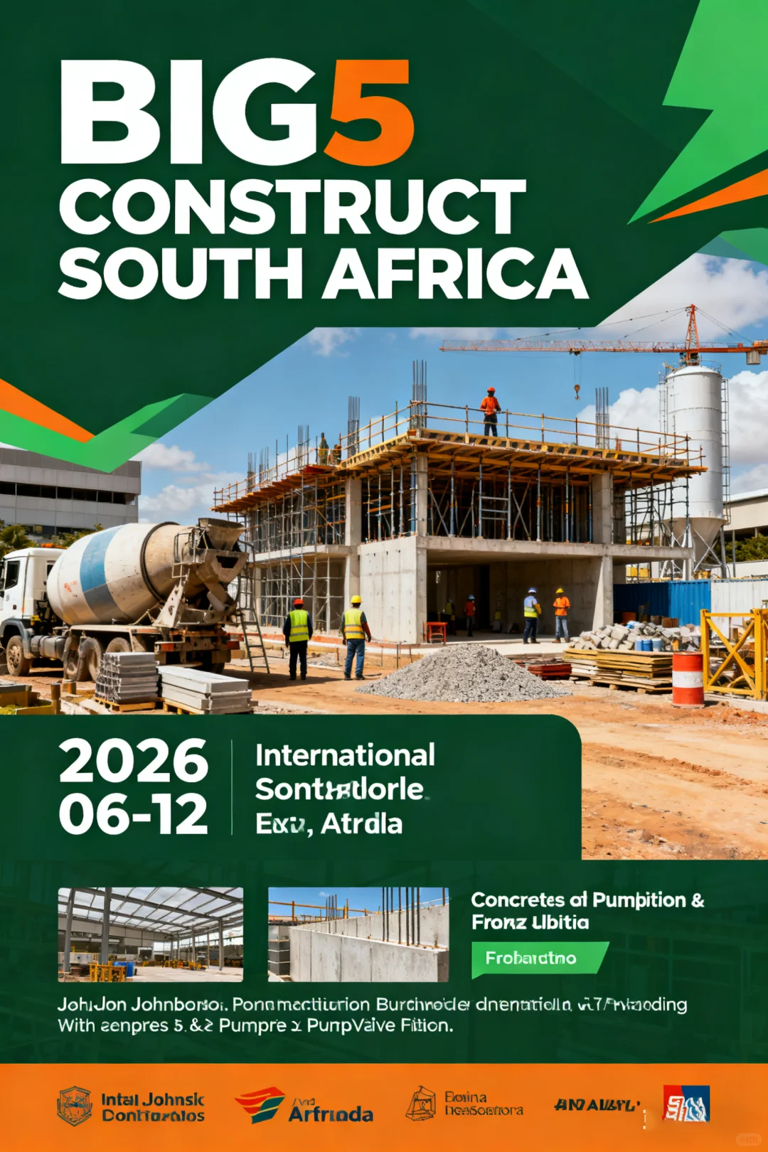 南非约翰内斯堡国际建筑、混凝土及泵阀展览