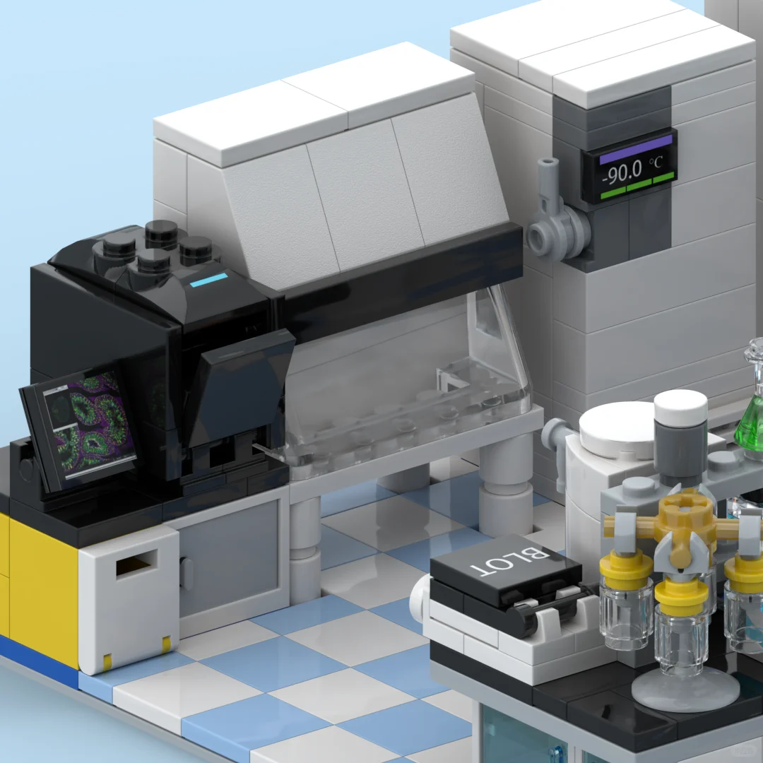 实验室设备大全套积木！