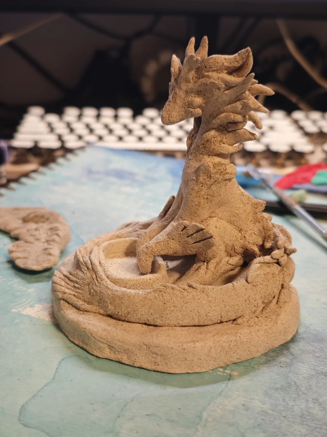 手搓白神的神秘小石雕