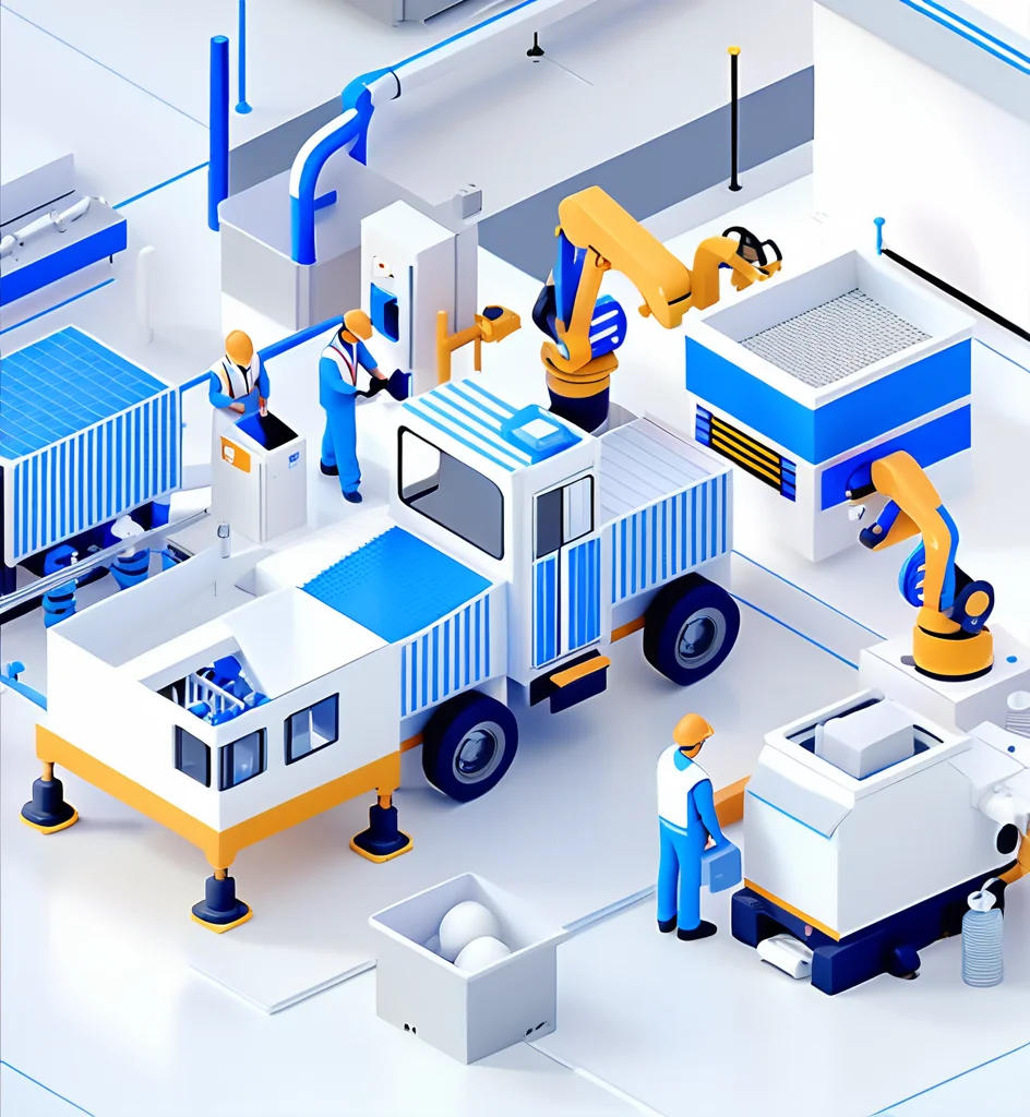 AI生成的B端工厂产线场景（附提示词）