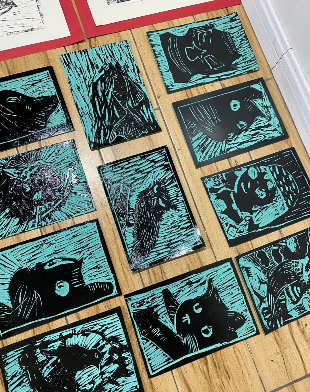 雕刻版画 治愈又解压的创作过程分享✨