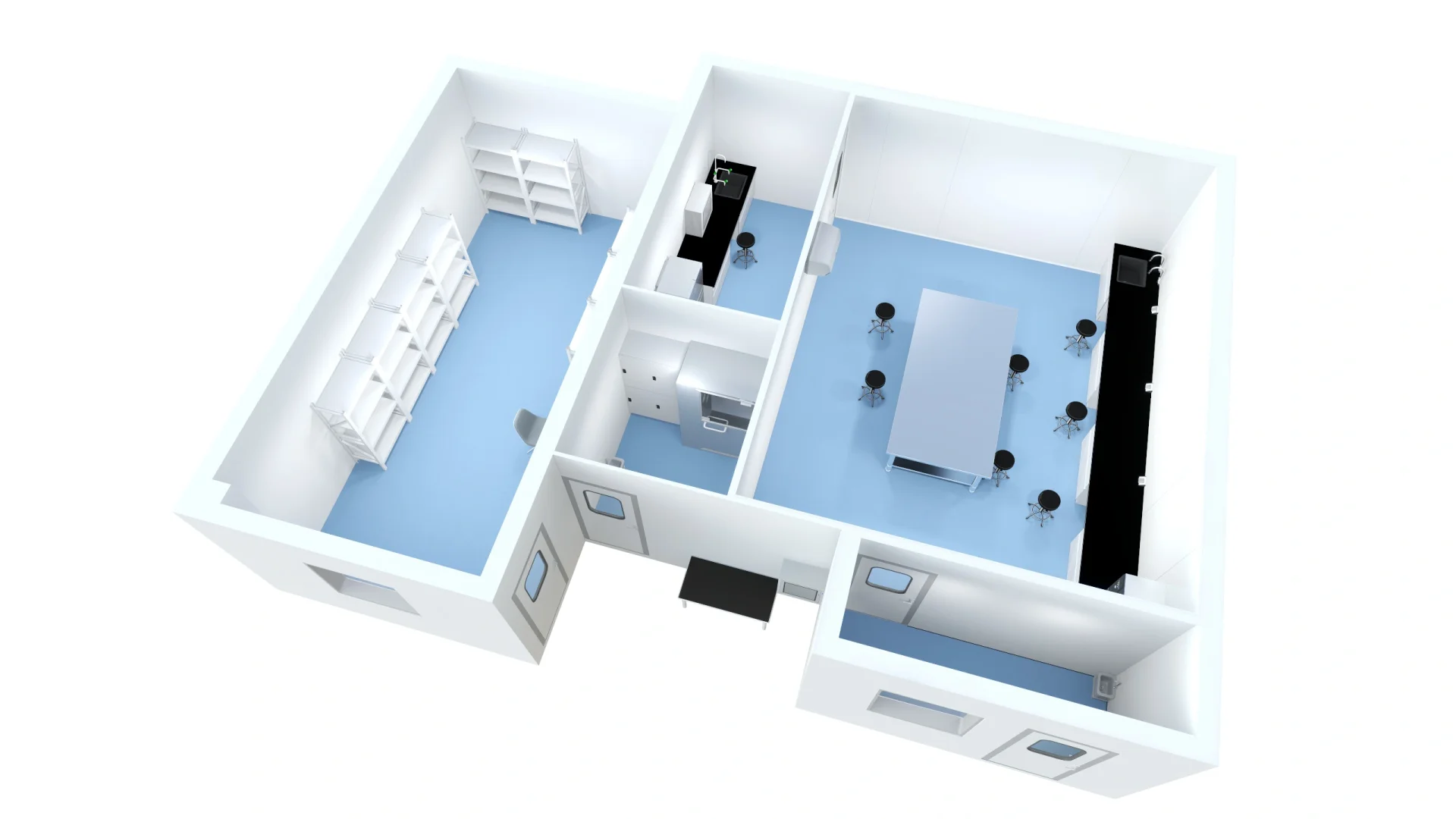 微生物实验室墙面材料与施工：防霉抗菌指南
