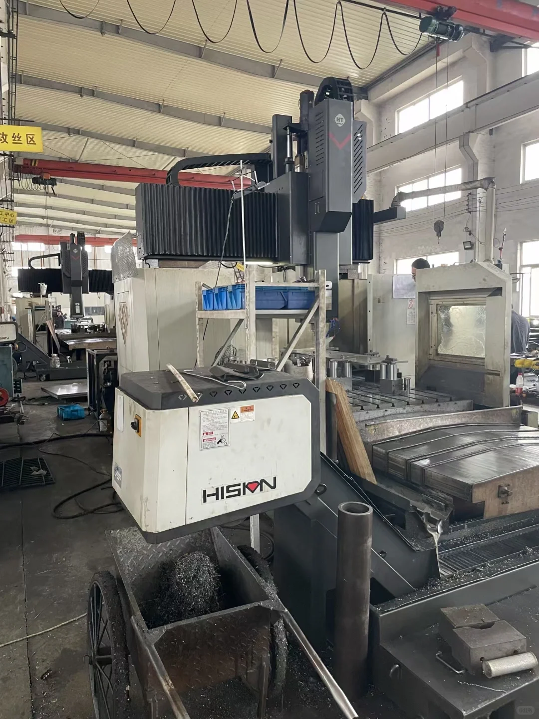 工厂在位18年宁波海天GLU18×30数控龙门铣床