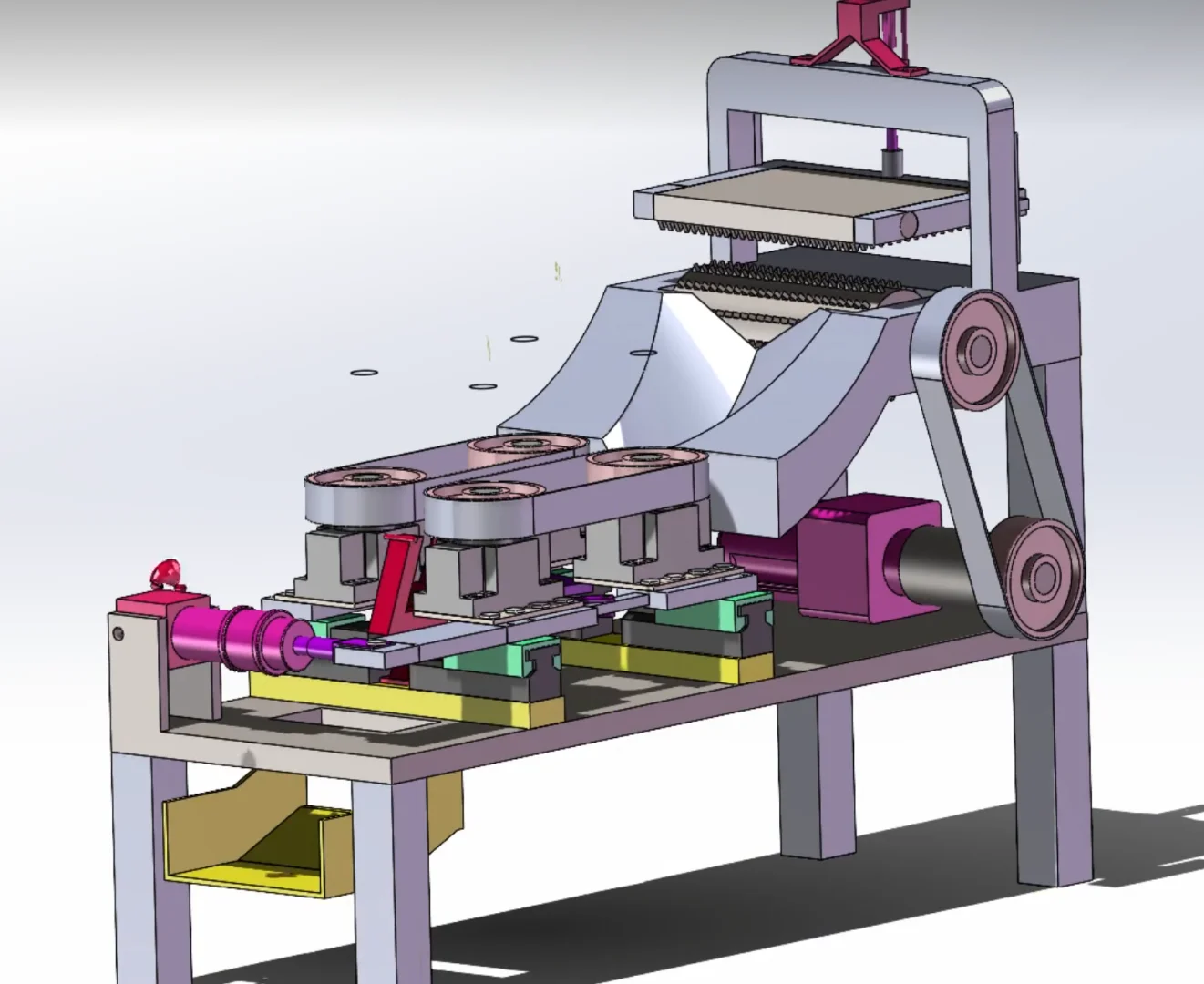 机械创新设计大赛-自动杀鱼刮鳞机