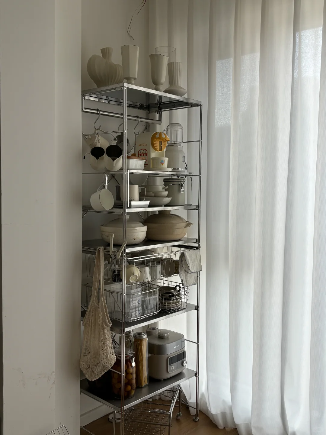 无滤镜下的厨房｜17:30收纳好的干净厨房