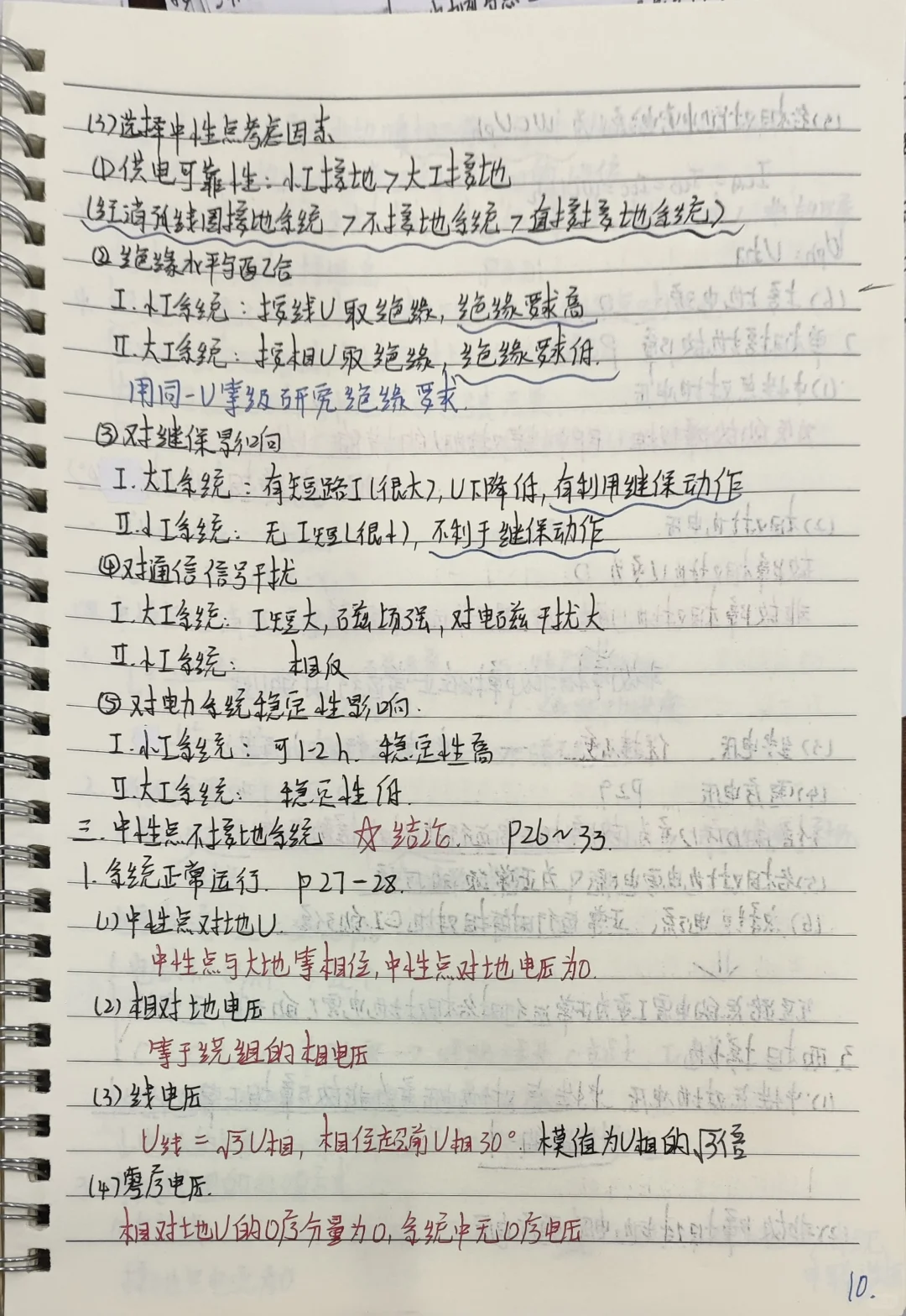 电力系统分析 笔记 第一章