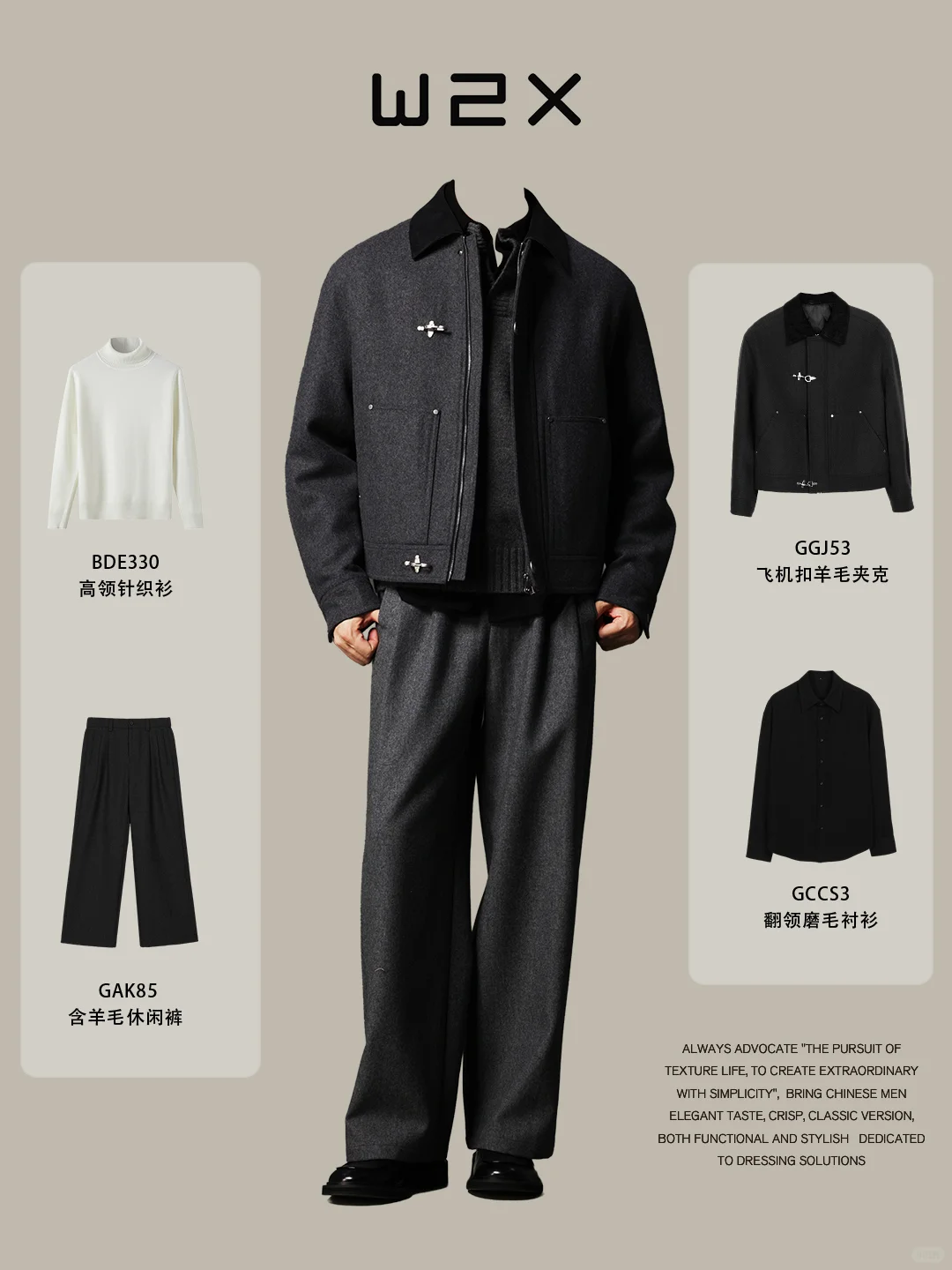 拒绝臃肿！男士必备秋冬保暖有腔调羊毛夹克