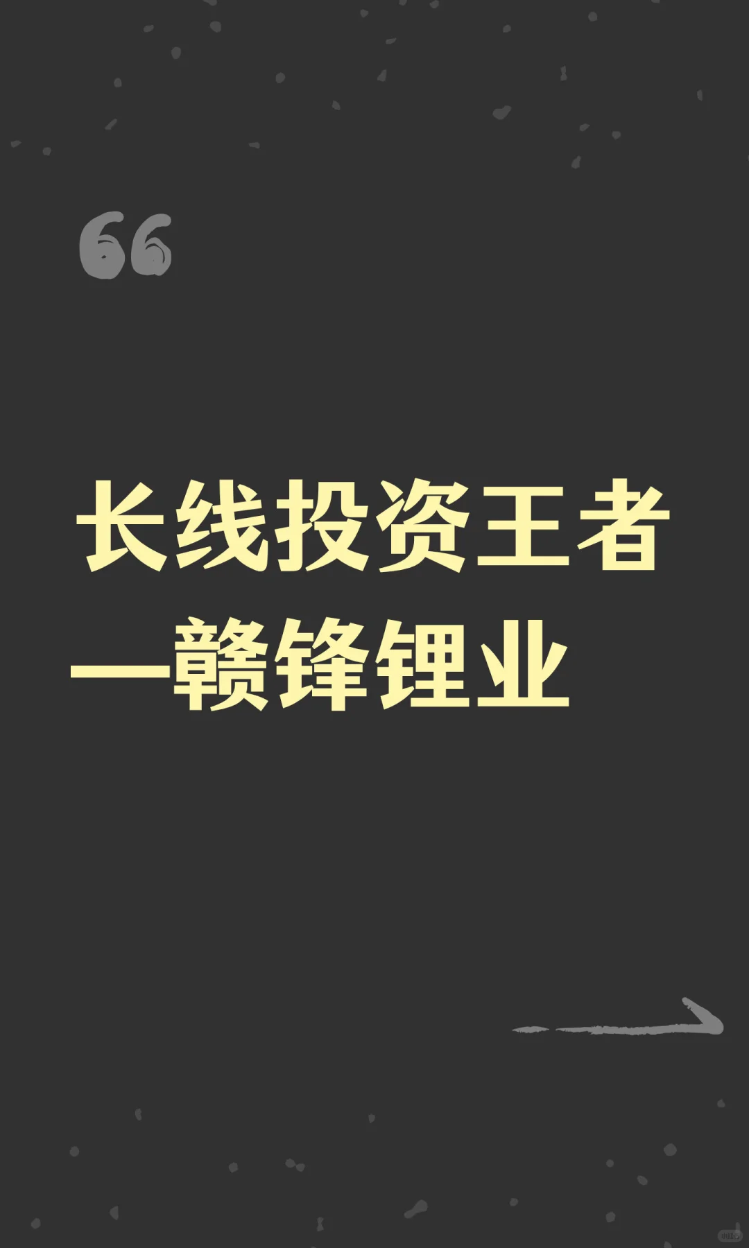 长线投资王者—赣锋锂业