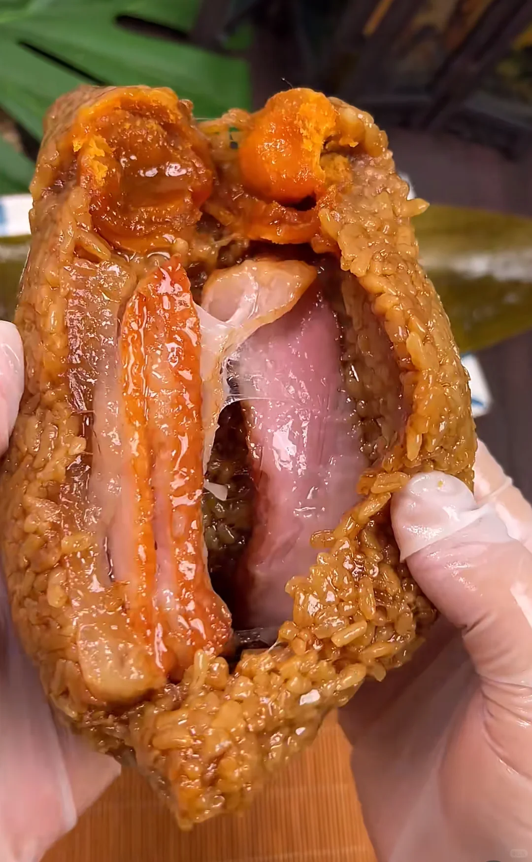 冬天吃粽子也太香了吧