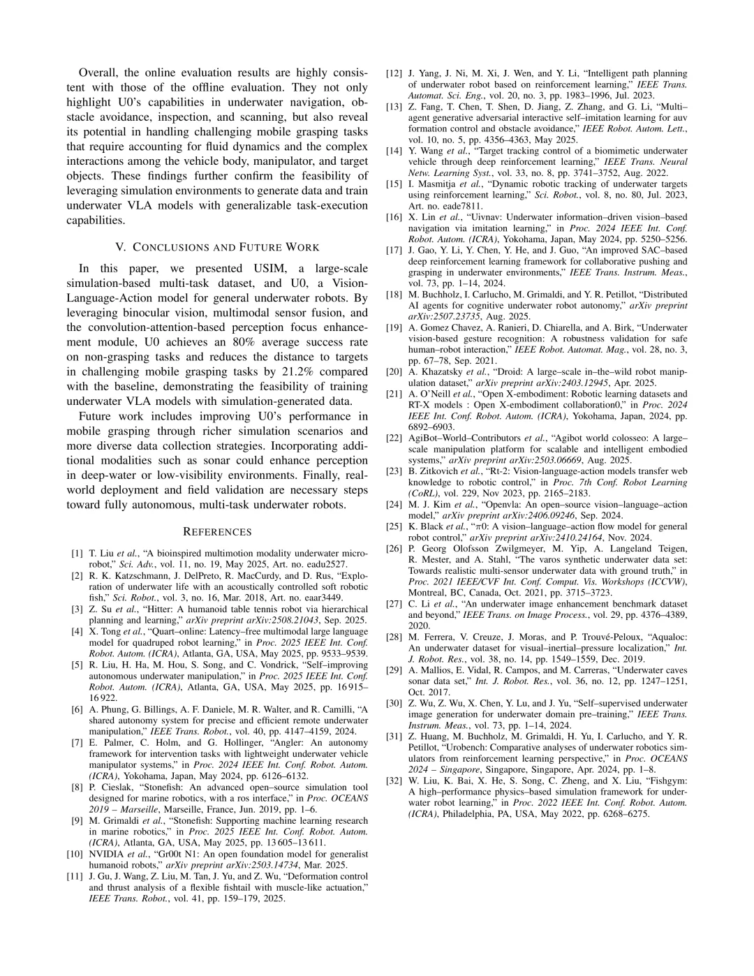 水下机器人可多任务自学吗？