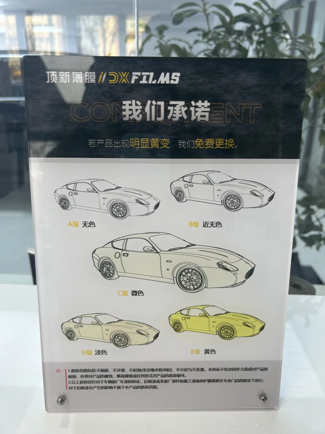 ? 隐形车衣黄变及耐黄变等级划分