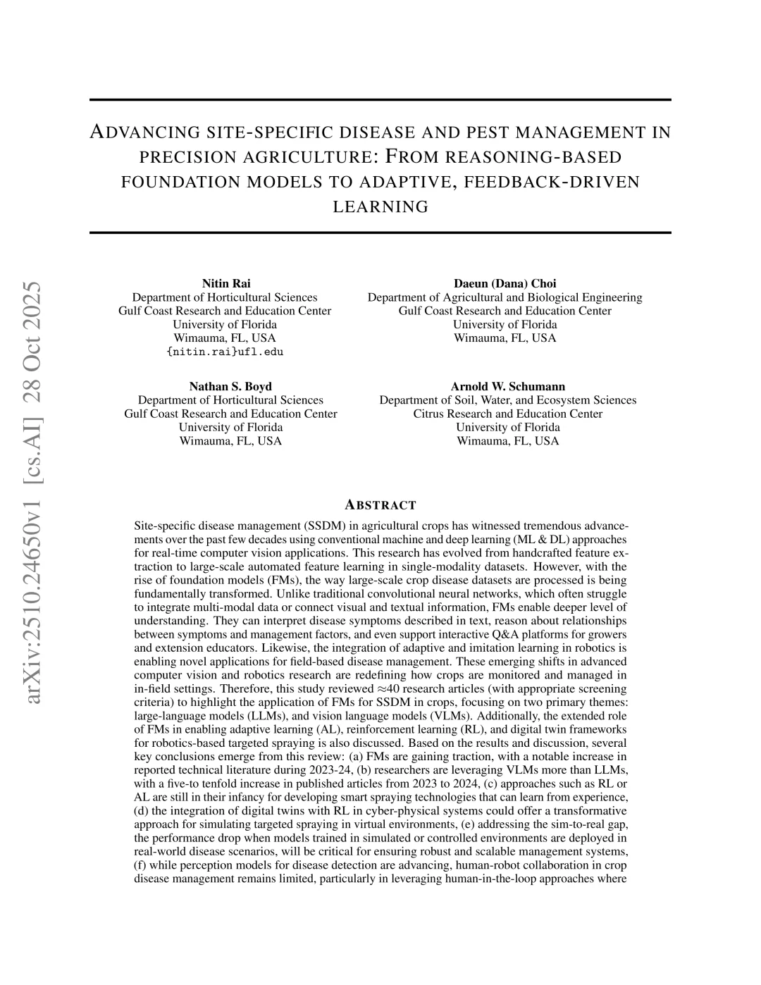 基础模型能颠覆农作物病虫管理吗?