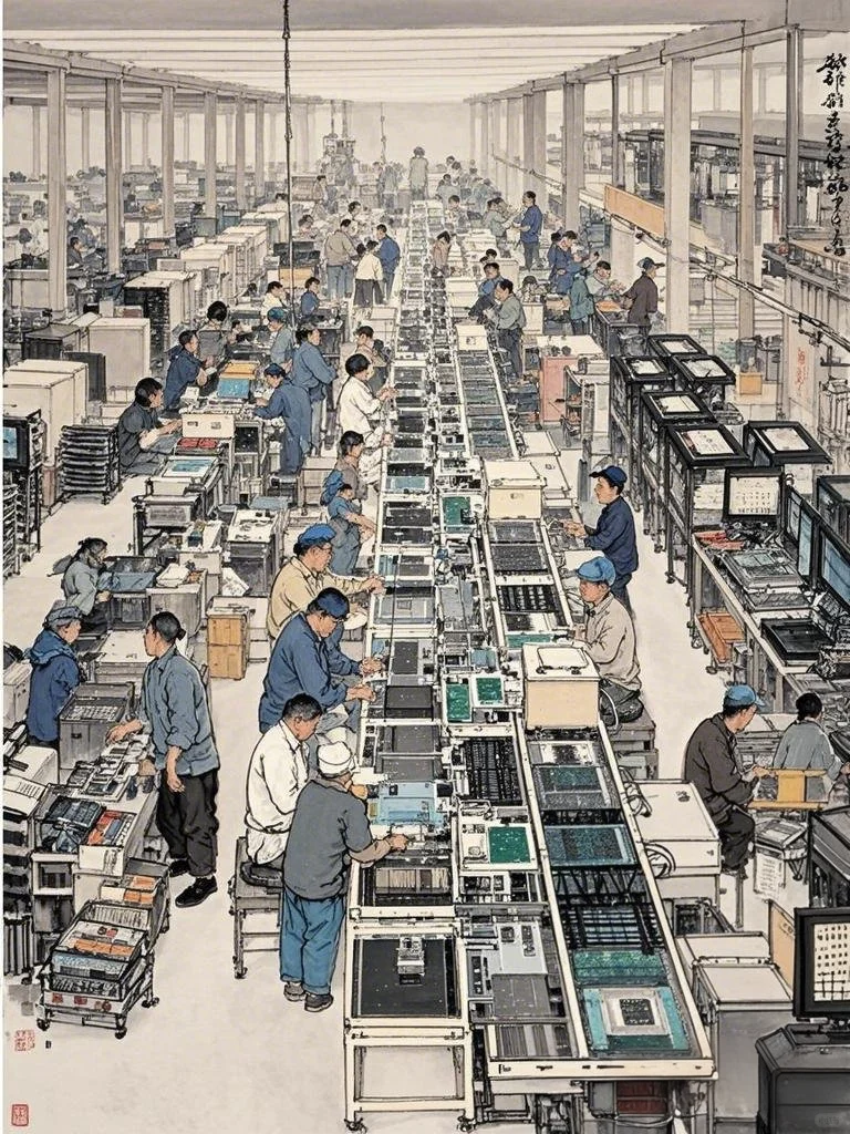 90年代东莞电子厂，藏在工笔画里的奋斗