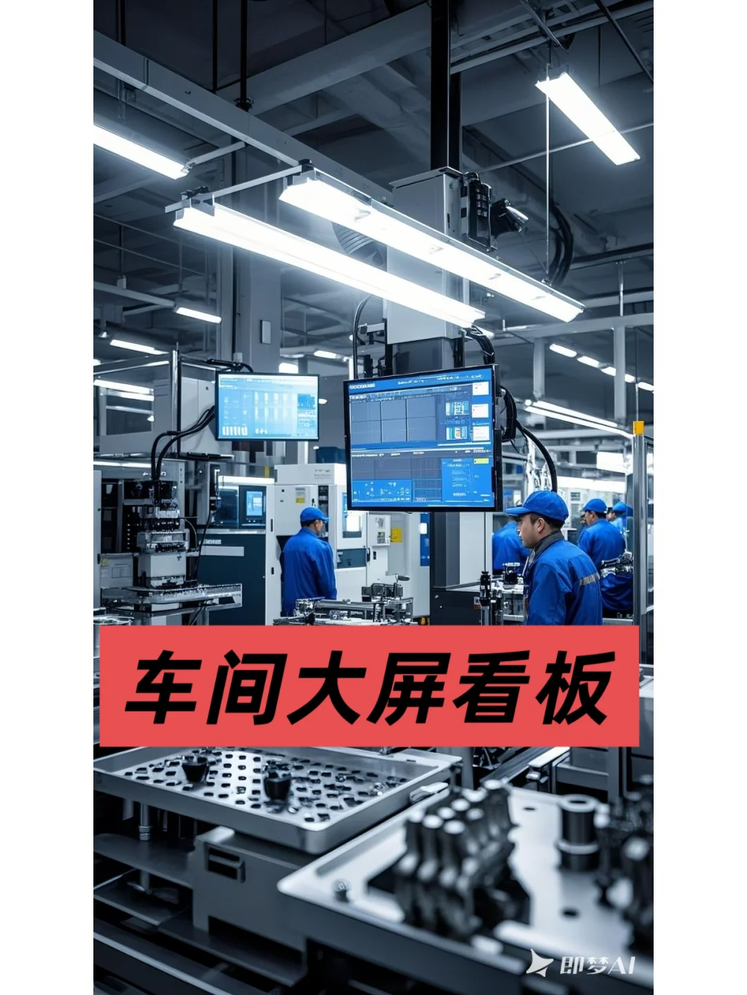 车间大屏可展示任务进度