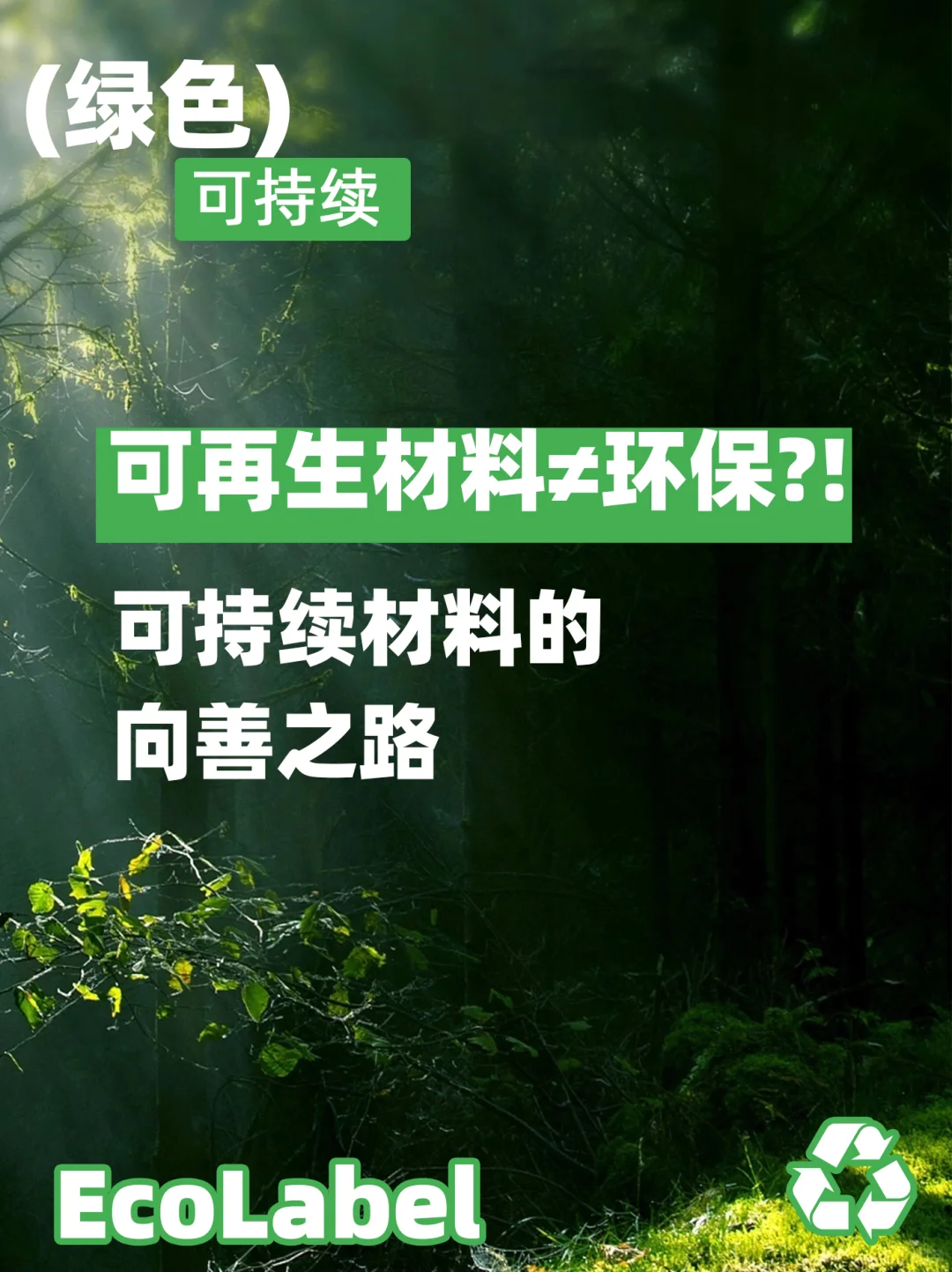 ?绿色征途:可再生材料就真的环保了吗？