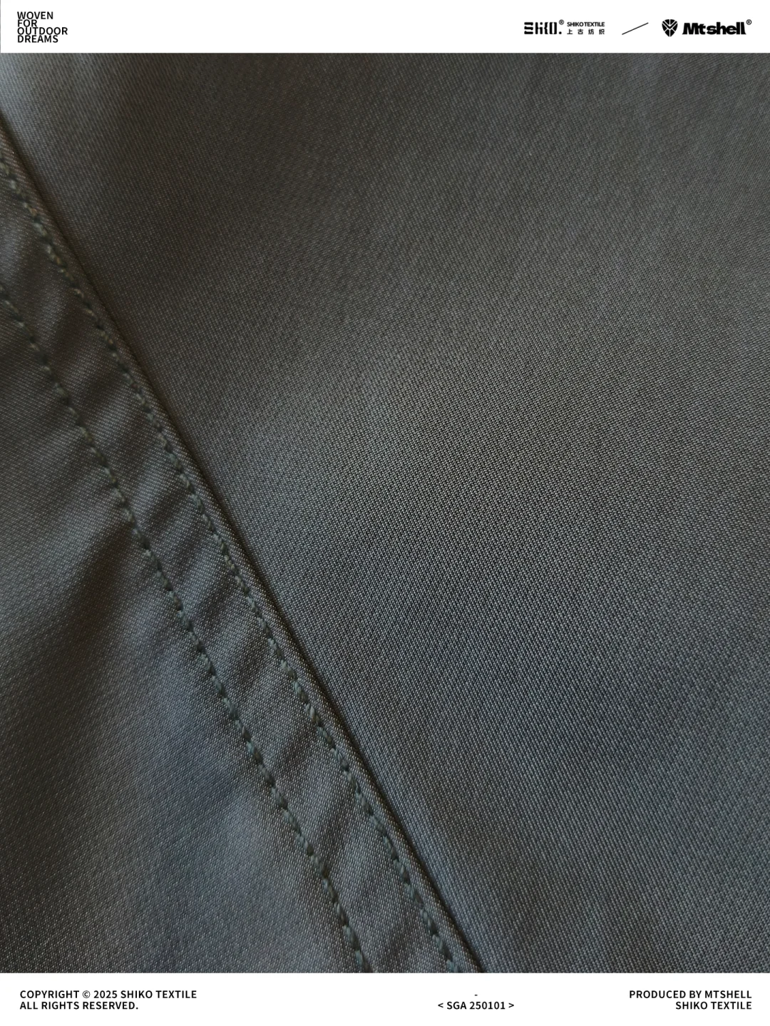 新品户外永久抗静电无氟防水登山布软壳面料